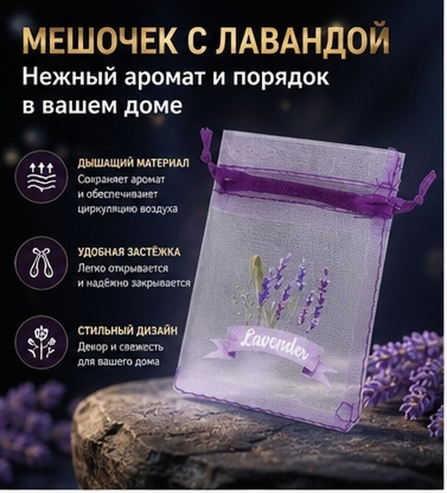 20 Штук Пустые Саше Мешочки Для Лаванды С Тянущимся Шнурком 9.00X7.00X0.10Cm