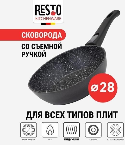 Сковорода (кованый алюминий) Resto 93014