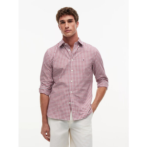 фото Рубашка tommy hilfiger, размер xl, красный