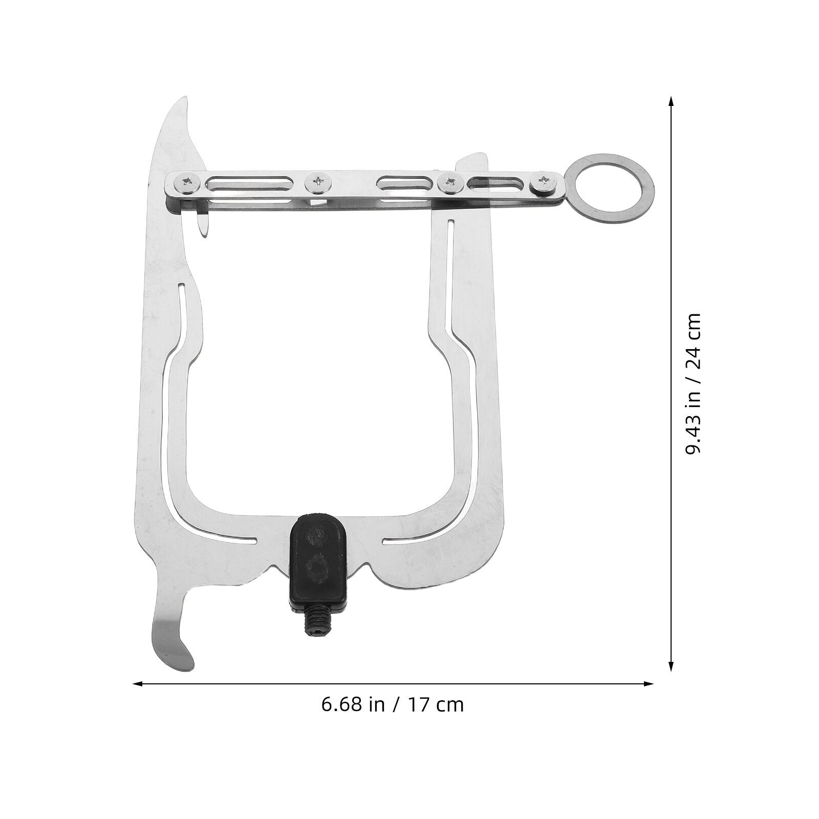 Telescoping Boat Hook Из Нержавеющей Стали С Высокой Грузоподъемностью Для Лодок Размер 24.00X17.00X0.80Cm Серебристый