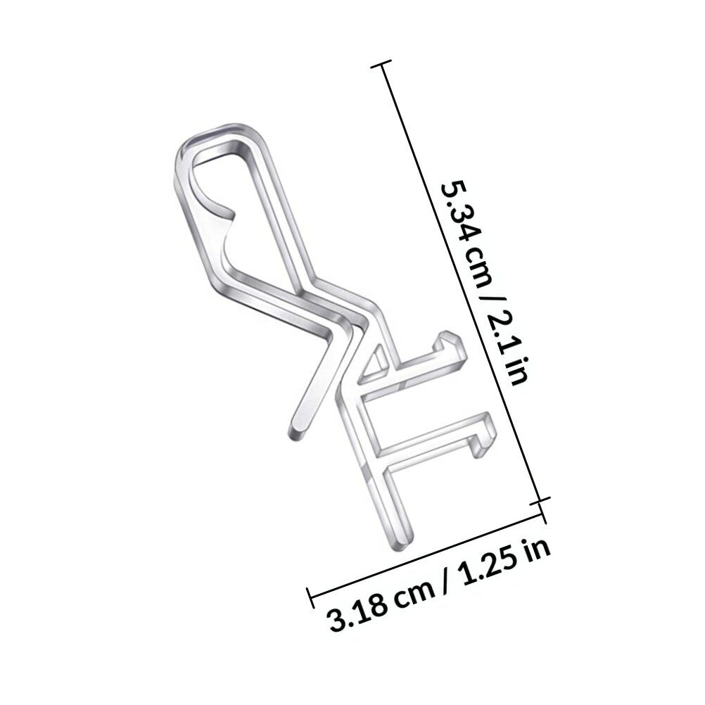 20 Штук Клипсы Для Потолочных Штор Изделия Из Пластика Размер 4 50X2 20X1 00Cm