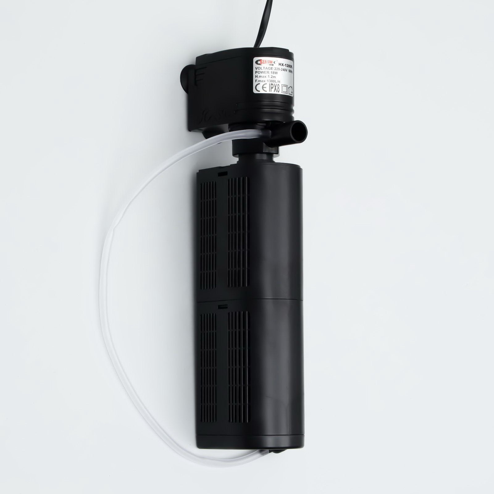 Фильтр для аквариума HX-1280F2, двухсекционный, внутренний, 1300 л/ч, 18 Вт