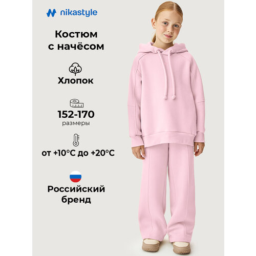 фото Комплект верхней одежды nikastyle размер 164-84, , розовый