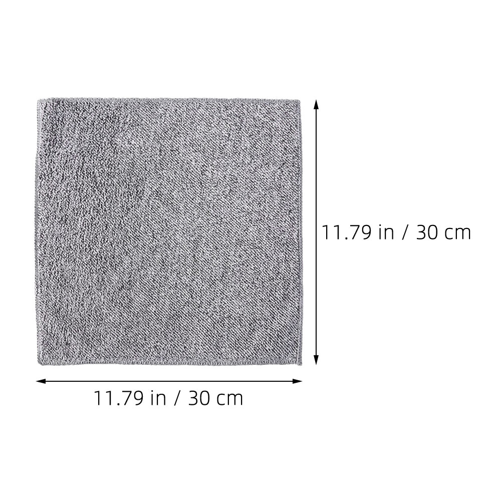 10 Штук Салфеток Для Мытья Посуды Серого Цвета Размер 30.00X30.00X0.10Cm