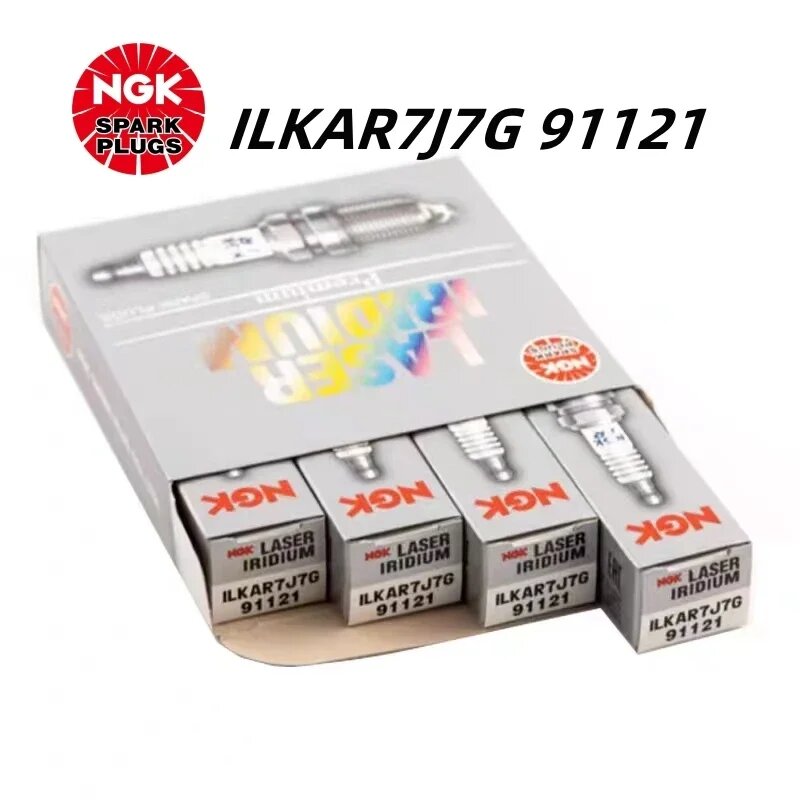 OE:224019133R NGK ILKAR7J7G 91121 Иридиево-платиновая свеча зажигания для Renault Captur 4PCS