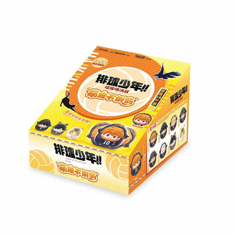 Haikyuu! Коробка из 16 случайных Нонтабл Той Плюш Блайнд Боксов - Высота 4.2 см, Официальный мерч аниме