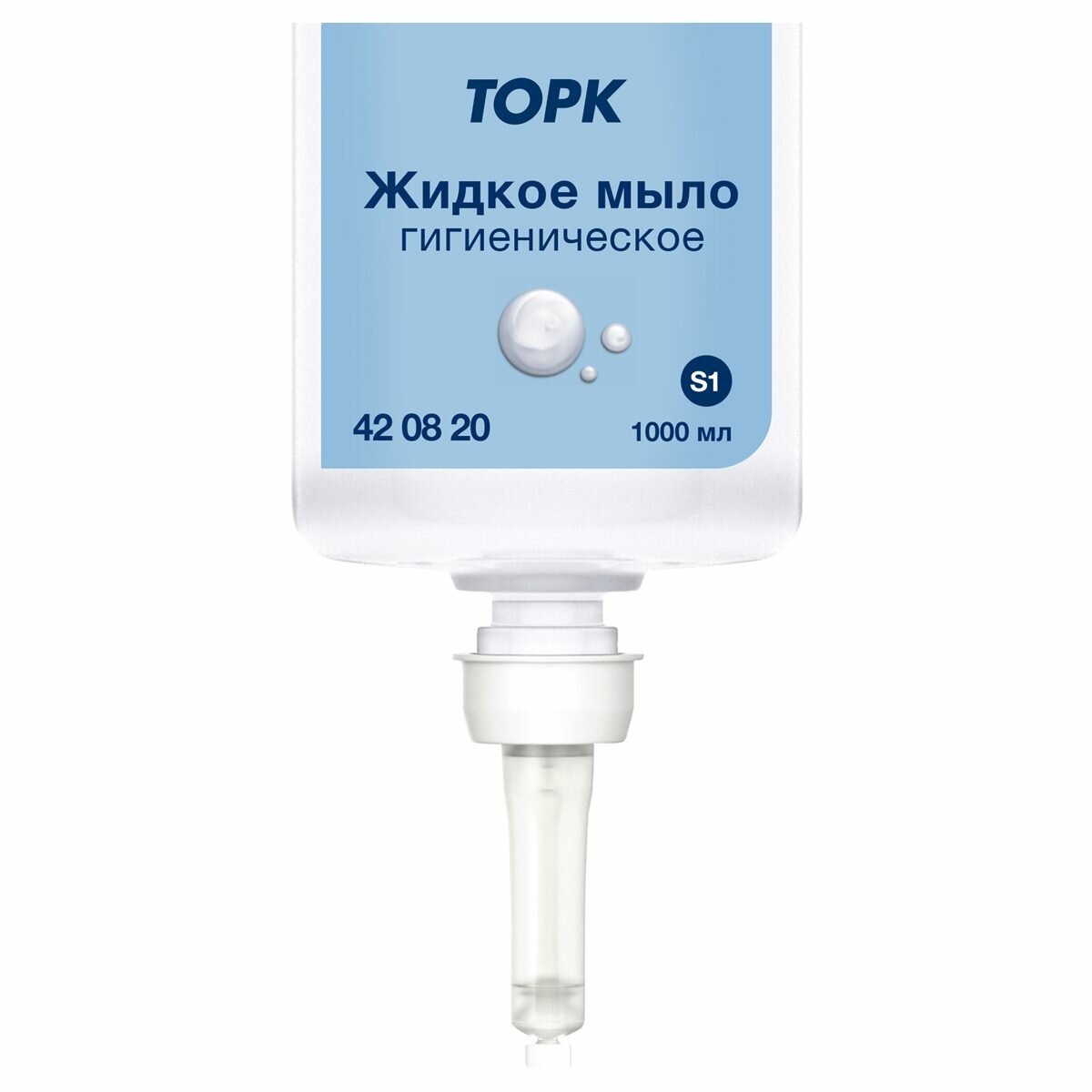 Картридж одноразовый с жидким мылом Торк Advanced S1, 1000мл, гигиеническое (420820)