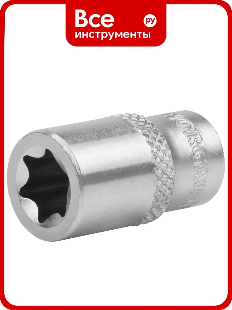 Головка торцевая 1/4" E10 для наружного TORX тип N20TX-E10 NORGAU 063531100