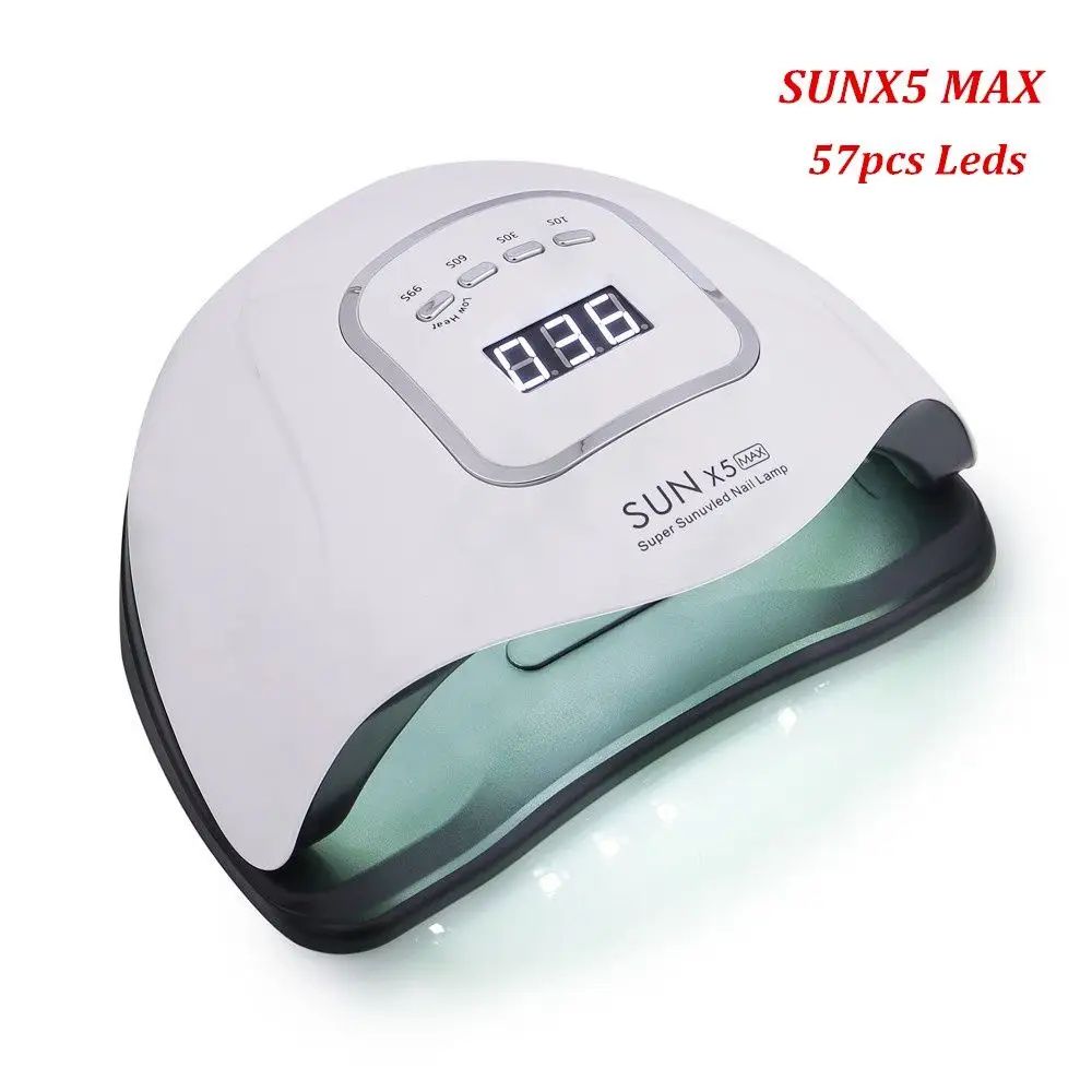 220 Вт SUNX5 MAX Профессиональная УФ-лампа 365+405 нм, способная отвердевать все гелевые лаки для ногтей, инструменты для нейл-арта