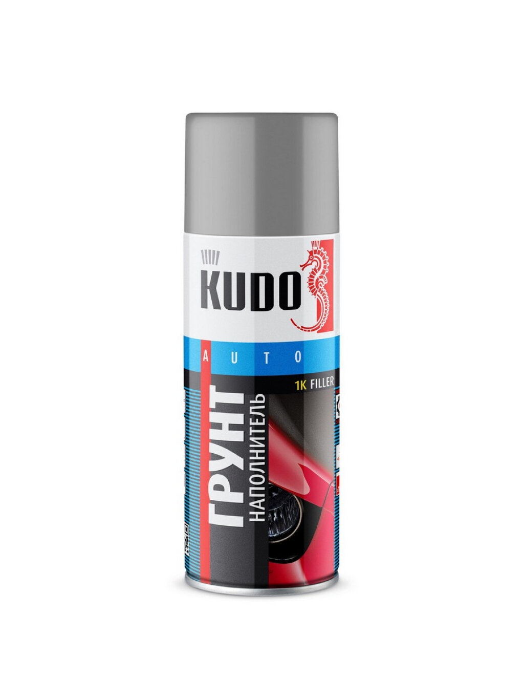Грунт наполнитель "KUDO" (520 мл) (серый) (аэрозоль)