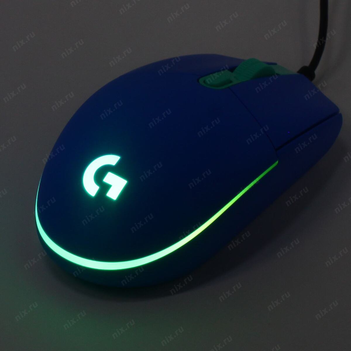 Logitech G102 LIGHTSYNC Mouse 910-005810 (RTL) USB 6btn+Roll — фото 1