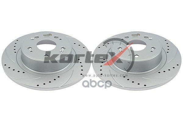 Диск торм. HAVAL F7/F7X зад. (d=304mm)(Geomet/перфорация+насечки)(к-т 2шт) KD-SET527 KORTEX арт. KDSET527