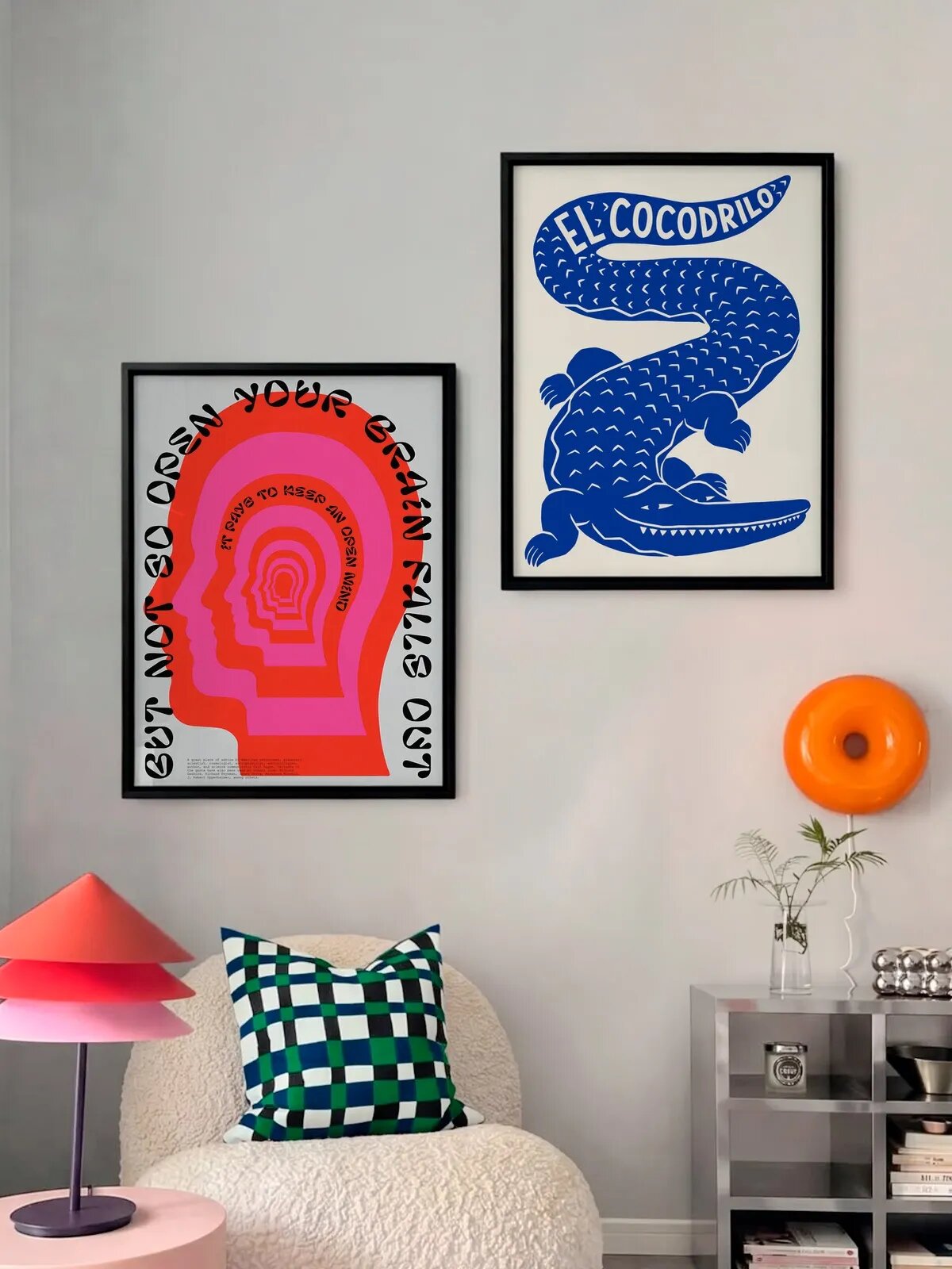 Набор постеров "Open Mind x El Cocodrilo", 30x40 см, 2 штуки