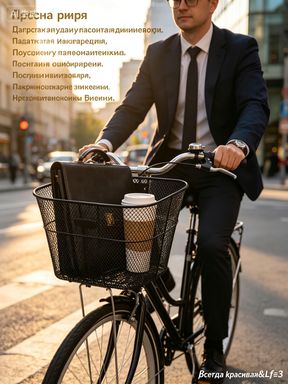 Велосипедная передняя корзина
