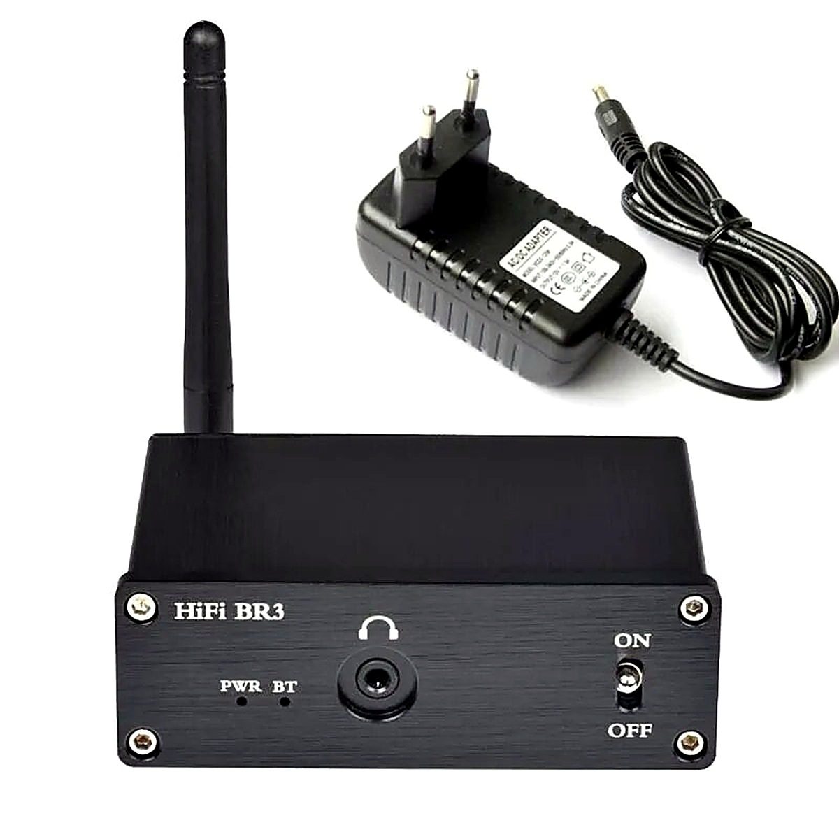 (1 шт.) Аудиоприемник HIFI BR3 Fever Bluetooth 5.1-штекер европейского стандарта