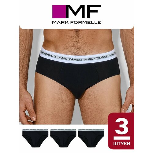 Трусы MARK FORMELLE для мужчин, комплект из 3 шт., размер 94-104, черный