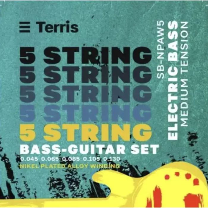 Terris SB-N PAW5 Комплект струн для 5-струнной бас-гитары