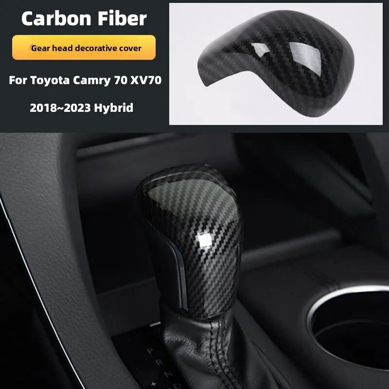 Для Toyota Camry 70 XV70 2018~2023: Нескользящий, износостойкий, дышащий декоративный A Carbon Fiber