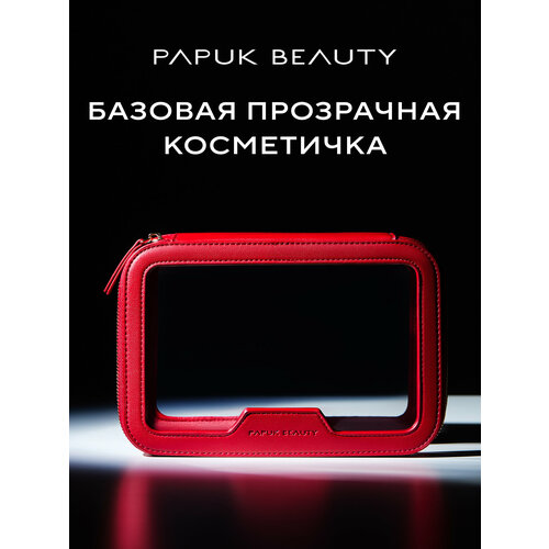 фото Косметичка papuk beauty, ширина: 15.5 см., высота: 11 см., длина: 23 см., , красный