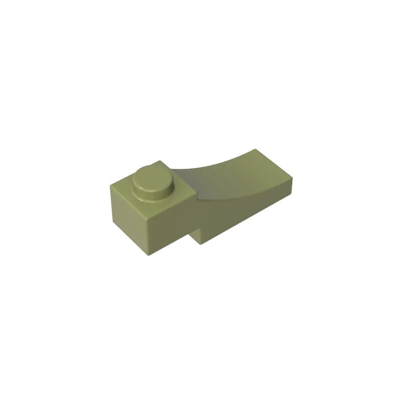 GOBRICKS Изогнутые кирпичи 10 шт. 70681 Бежевый, 049