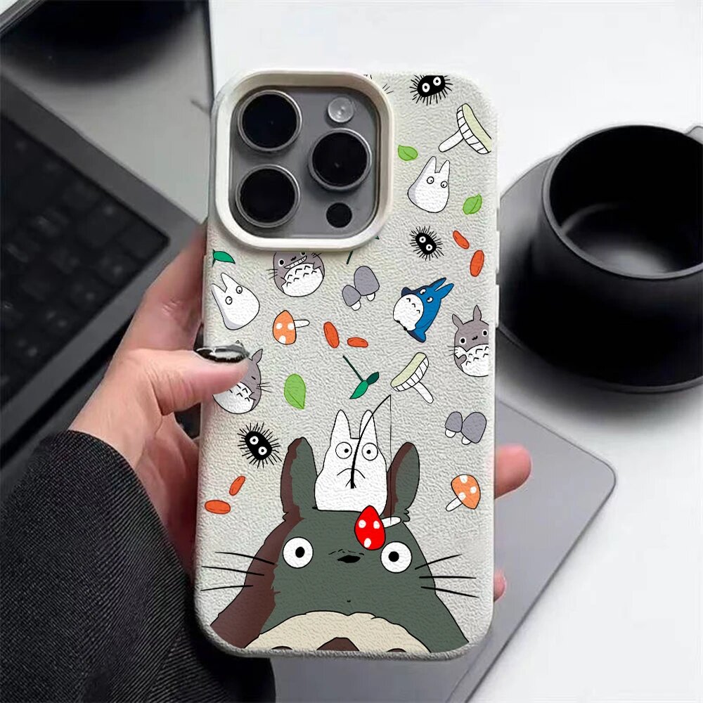 Милый мультяшный чехол с Тоторо для Apple iPhone 17 Air 16 16e 15 14 Plus iPhone 15, PWW-21Y603132P2