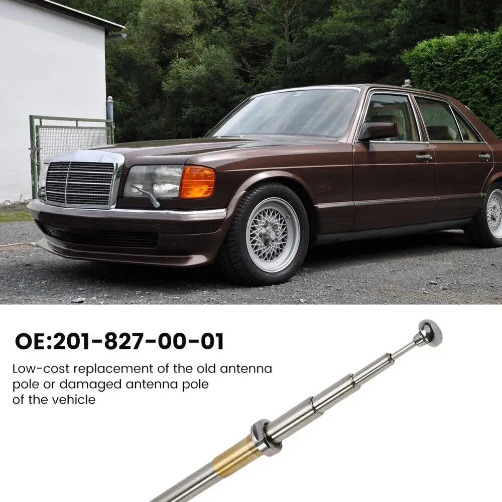 Подходит для Mercedes-Benz W124 W126 W201 C107 R107 радиоантенна 81-93 2018270001 (SI-AT14007)