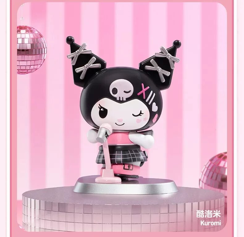 Фигурка Kuromi Sanrio Characters Pink Party Series