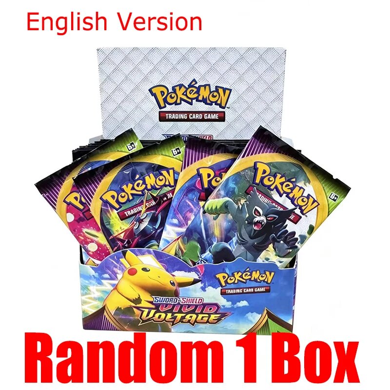 Коллекционные карты Pokémon TCG Sword & Shield Vivid Voltage 360 шт. Bandai Random 1 Box