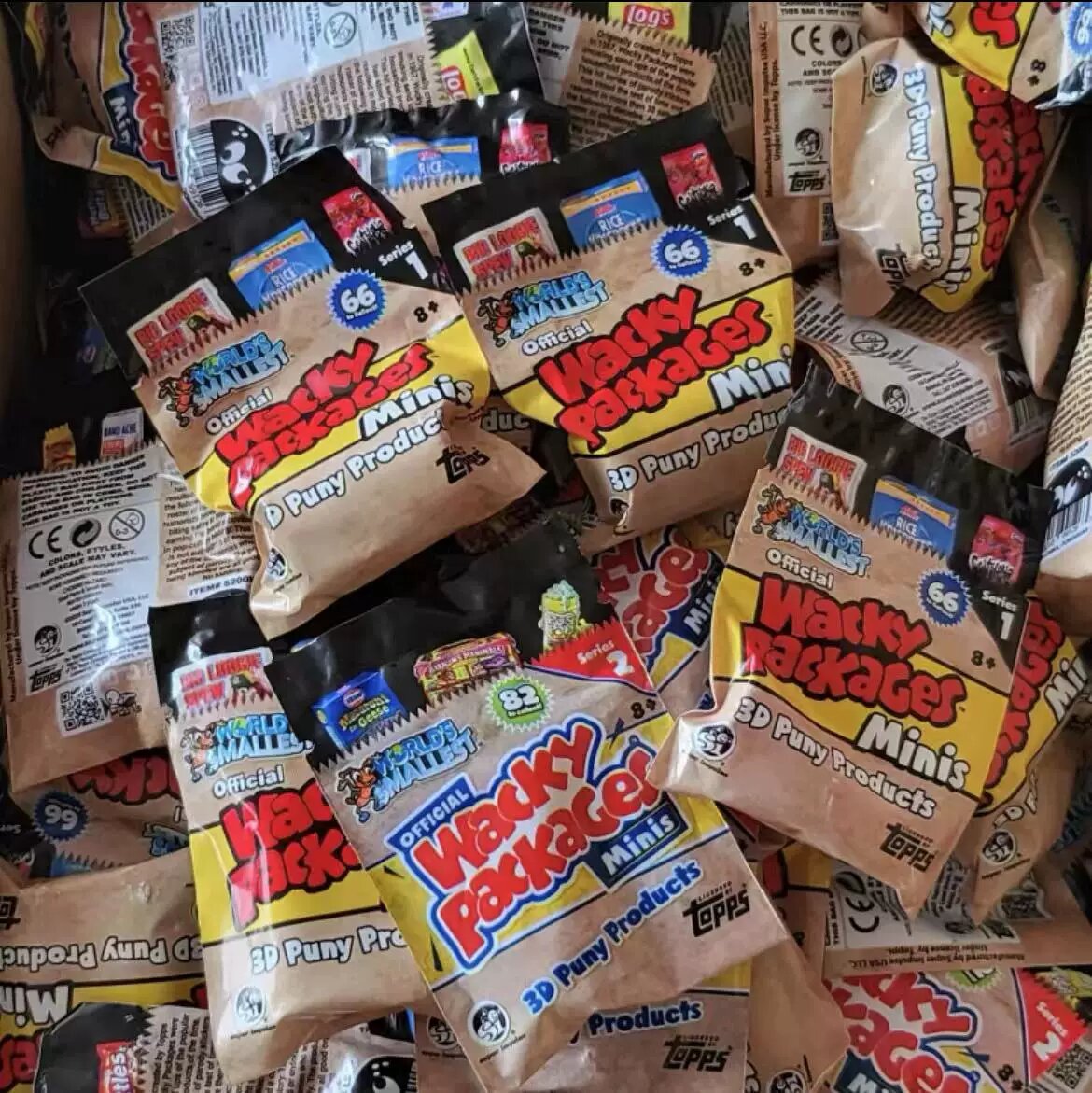 ZURU Wacky Food Blind Bag, 10 Pieces, Случайная коллекция мини-игрушек для детей