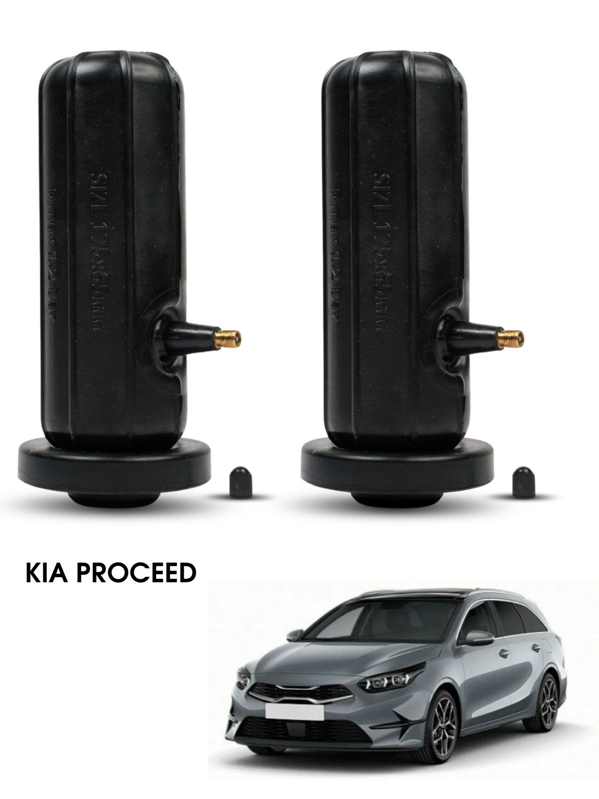 Пневмобаллоны в пружины KIA Proceed
