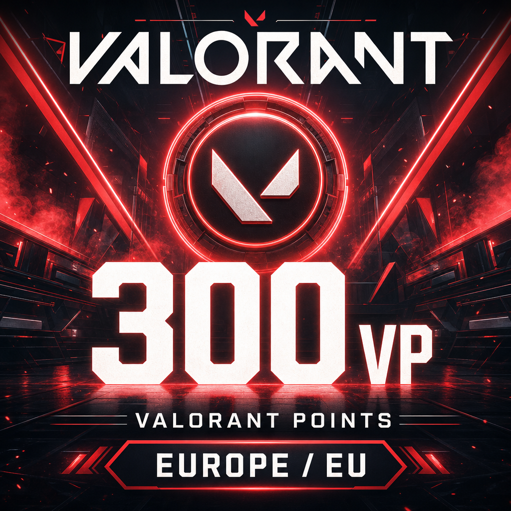 Valorant 300 VP / Valorant Points / Пополнение Валорант / Европа EU