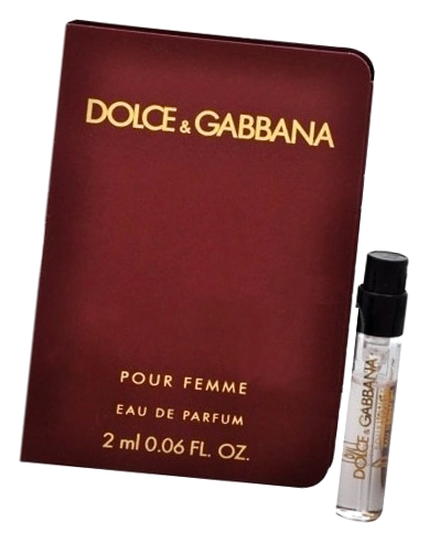 Парфюмерная вода Dolce Gabbana Dolce And Gabbana Pour Femme пробник 2 / Дольче Габбана Дольче Энд Габбан Пур Фам 2012 миниатюра парфюма