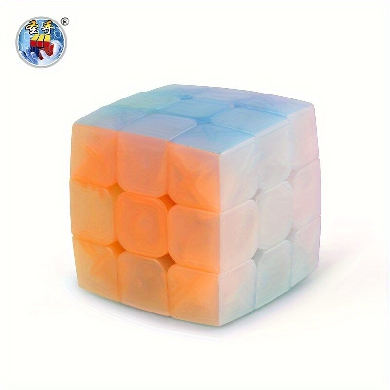 Скоростной кубик-головоломка 2×2, 3×3, 4×4, 5×5, регулируемая затяжка, обучающая игрушка для детей, яркие цвета, модель 7953A-1