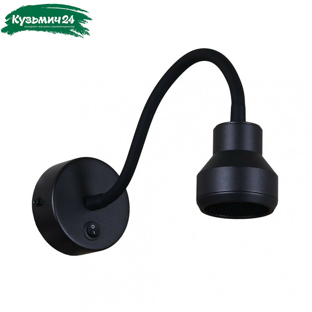 Бра Reluce 86203-9.2-001MN LED5W BK, светильник настенный, 5 Вт, LED, металл, черный