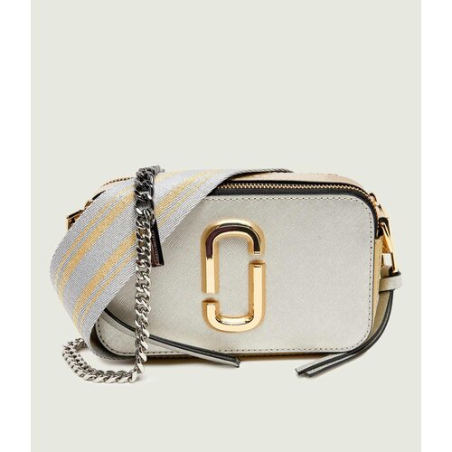 фото Сумка кросс-боди marc jacobs, фактура рельефная, серый