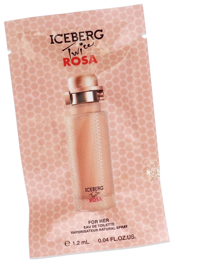 Айсберг Твайс Роза аромат 1.2 мл пробник для женщин - Iceberg Twice Rosa миниатюра духов