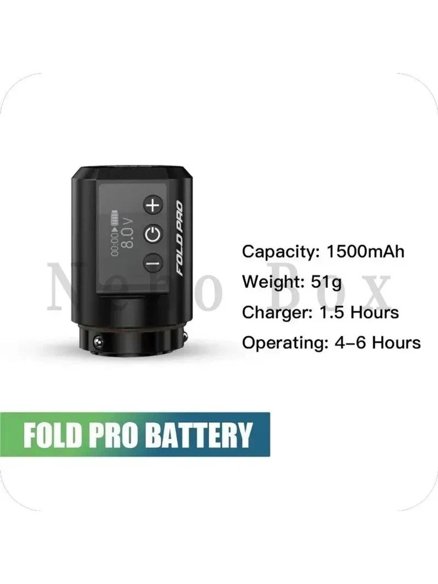 Беспроводная тату машинка Для татуировок- Dragonhawk Fold Pro Battery