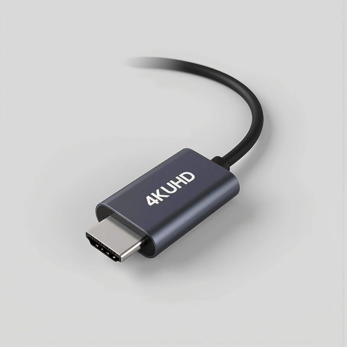 Кабель Type-C на HDMI 2 метра 4K 60 Гц совместим с Thunderbolt 3 алюминиевый корпус для передачи видео на дисплей