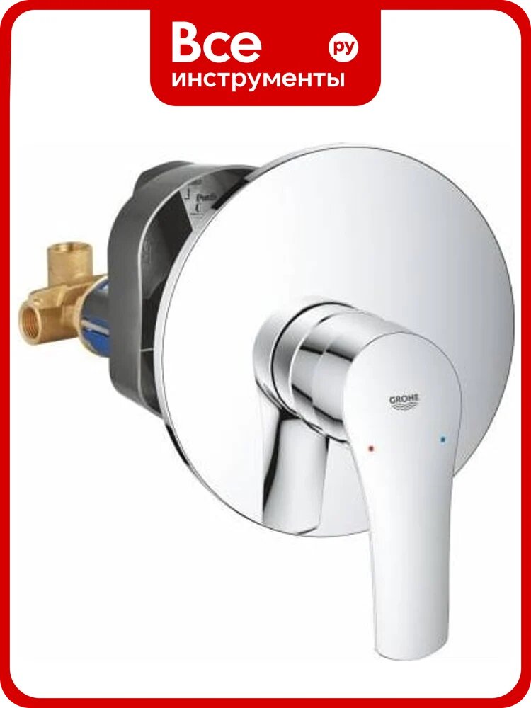 Однорычажный смеситель для душа Grohe Eurosmart хром 33556003