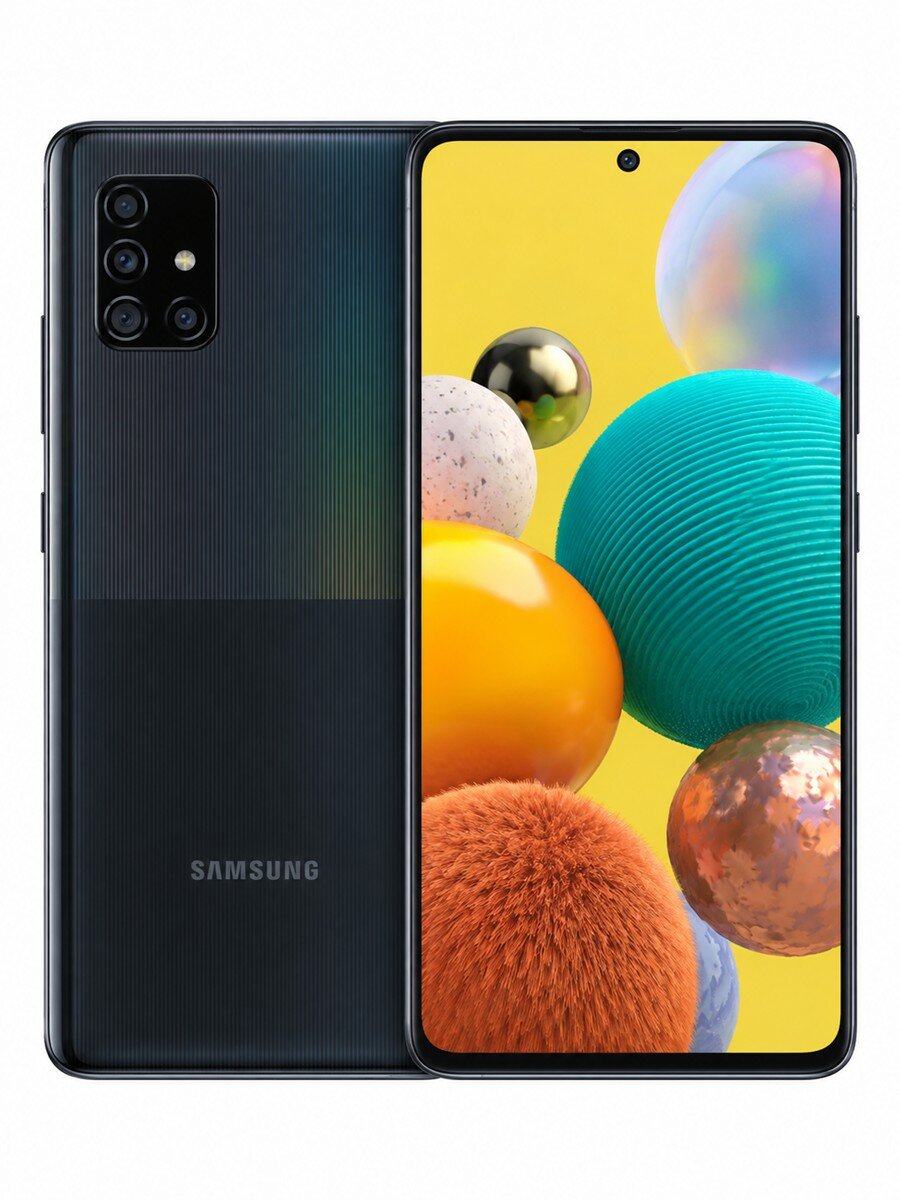 Смартфон Samsung Galaxy A51 5G 6/128 ГБ, NFC, черный （A51-A516N）