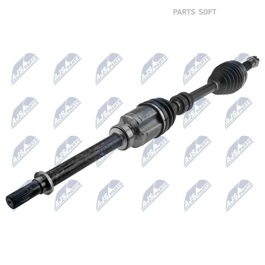 Полуось NISSAN QASHQAI 2.0 140KM 2WD 07-, X-TRAIL T31 2.0 2WD 08- /перед, прав, ATM CVT/ от официального дистрибьютора, NTY, артикул NPWNS160