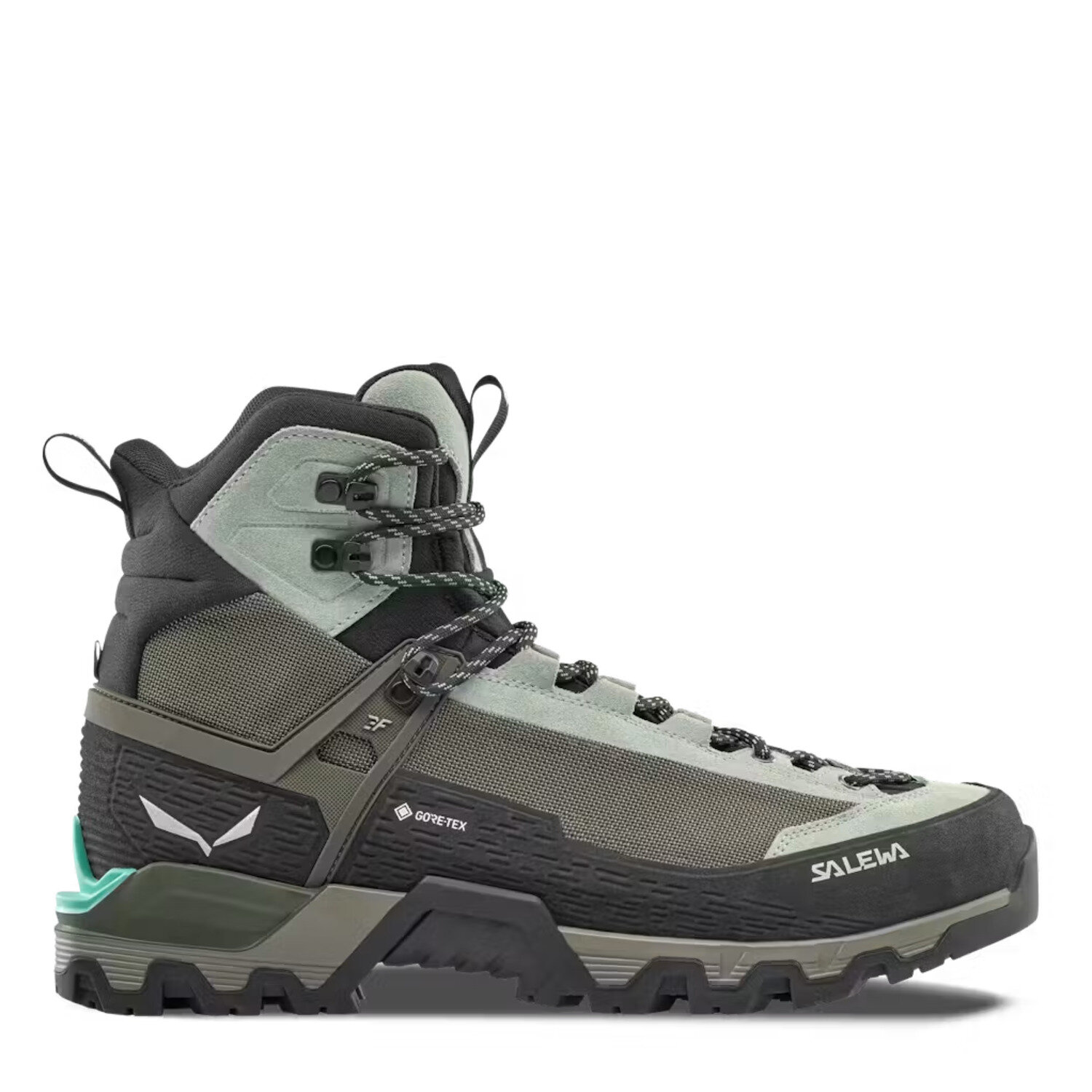 Треккинговые ботинки Salewa Mtn Trainer 3 Tech Mid Gtx W Shadow/Faded Green (UK:5,5)