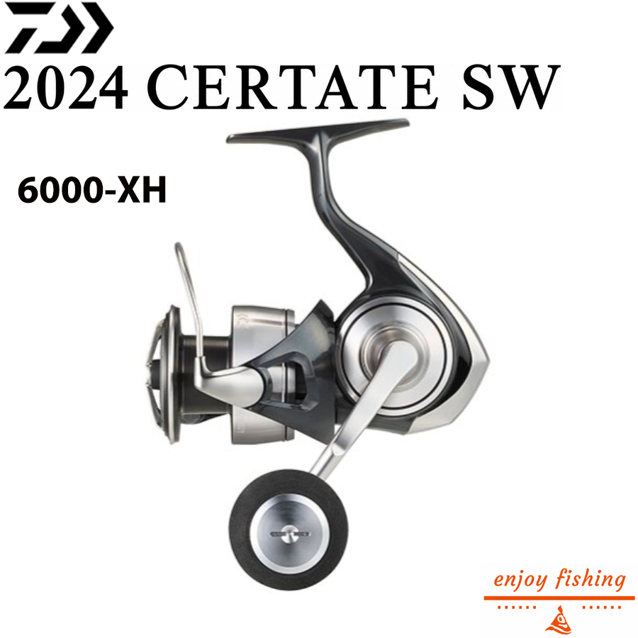 DAIWA 2024 CERTATE SW 6000XH Спиннинговая катушка рыболовная безынерционная для спиннинга, Япония