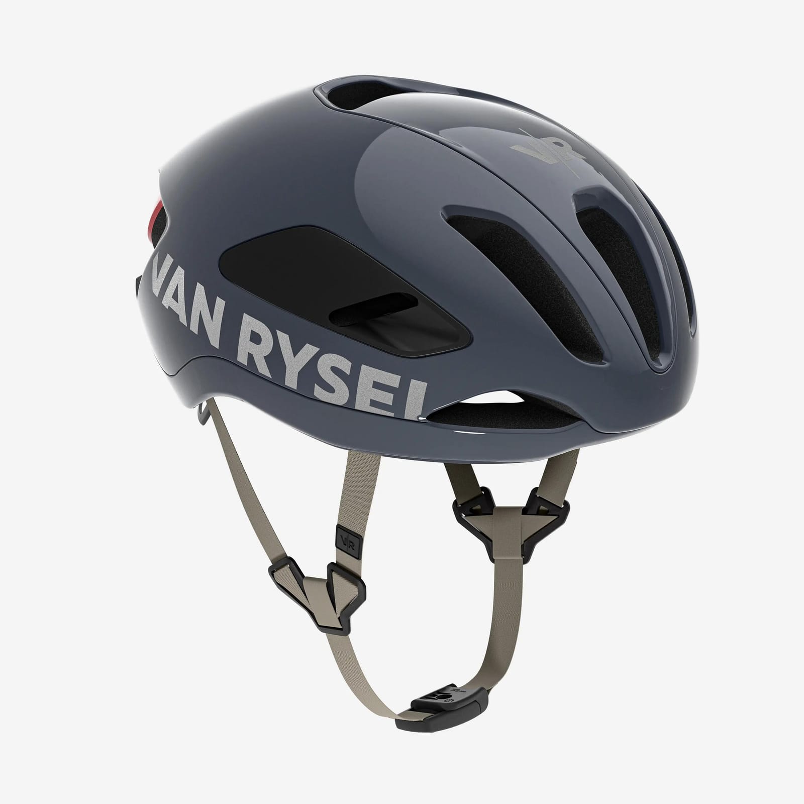 DECATHLON Велошлем Van Rysel RCR-F MIPS капсульная коллекция The Ace, белый, размер M