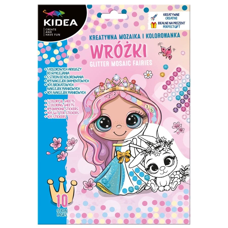 Мозаика Kidea феи, разноцветный