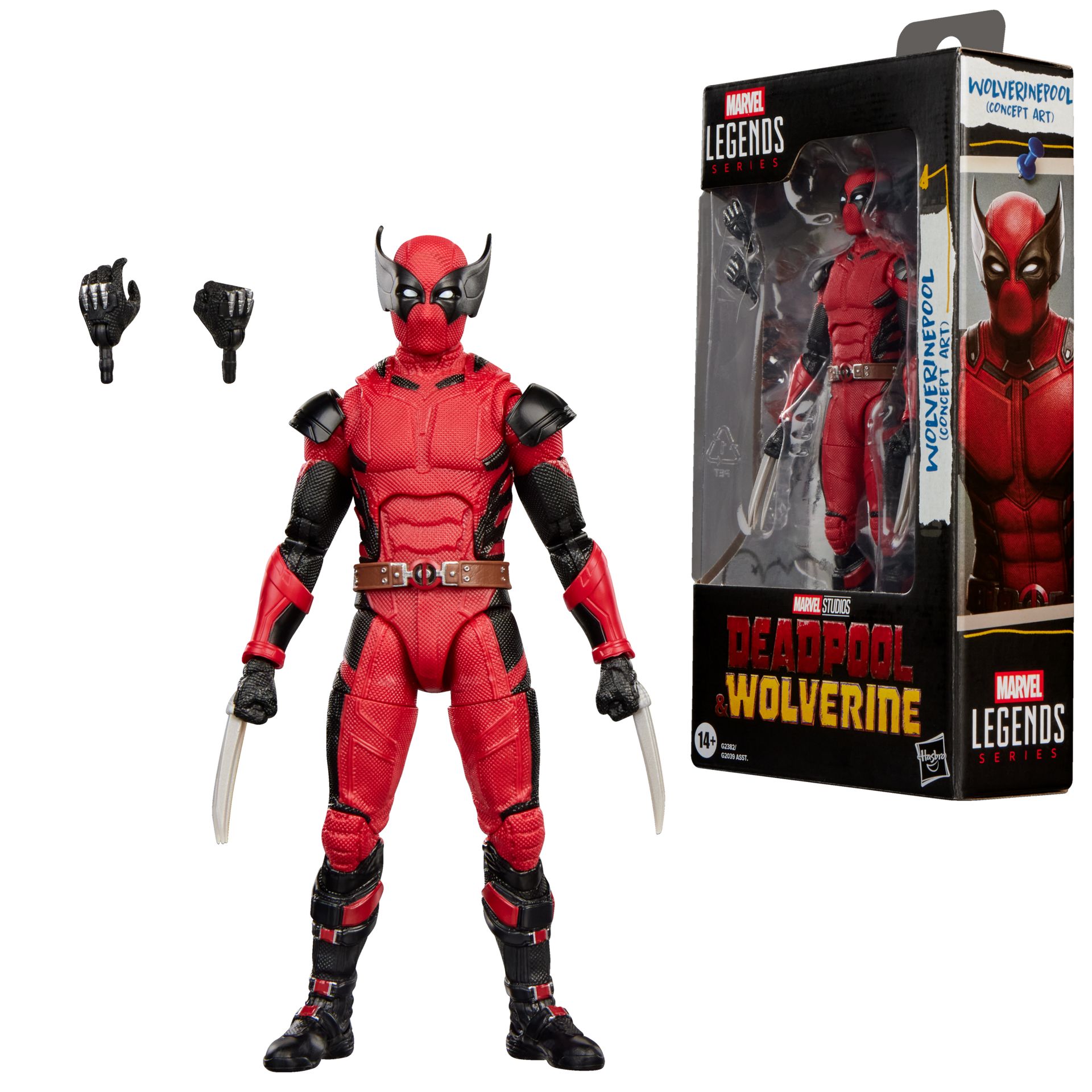 Фигурки Hasbro Фигурка героя Marvel Legends Дэдпула и Росомахи