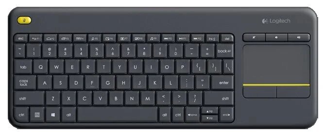 Клавиатура Беспроводная Logitech K400 Plus Wireless Touch (920-007147/920-007173)