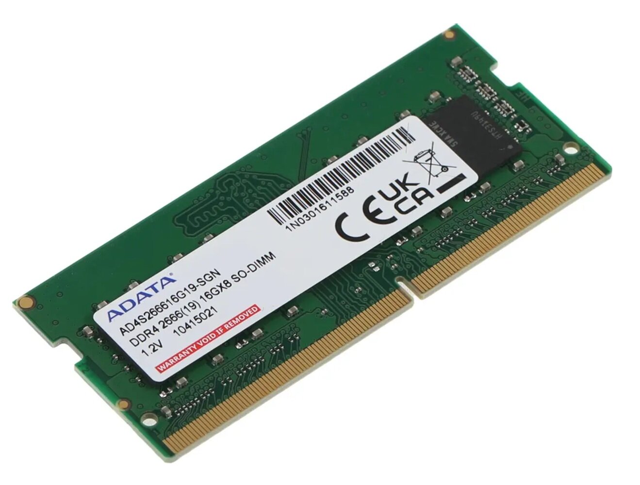 Модуль памяти ADATA AD4S266616G19-SGN, SODIMM, 16GB, DDR4-2666