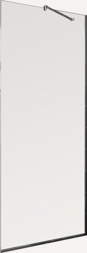 Изображение товара Душевая перегородка Maybahglass MGD-1352-5у 99 см, профиль хром матовый, стекло прозрачное