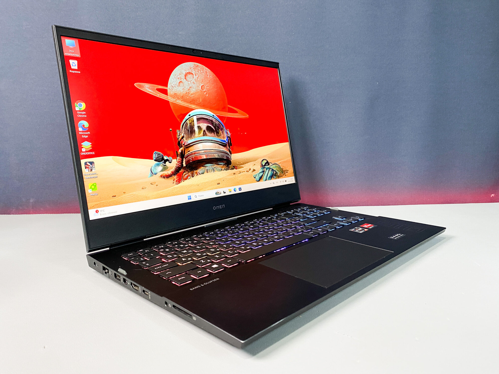 Игровой Ноутбук HP OMEN 16"144Hz/AMD Ryzen 5600H 6/12*3.30-4.20GHz/RX 6600M-8Gb/16Gb/SSD1Tb